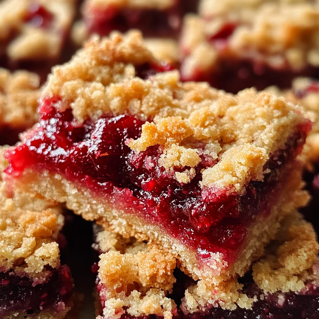 Fabulous Five Ingredient Raspberry Bars