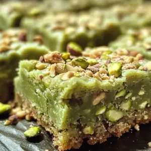 Pistachio Dream Cookie Bars: A Chewy Delight You’ll Love