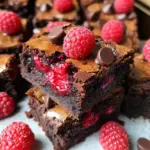 Raspberry Brownies!
