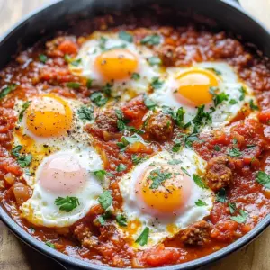 Shakshuka with Italian Sausage