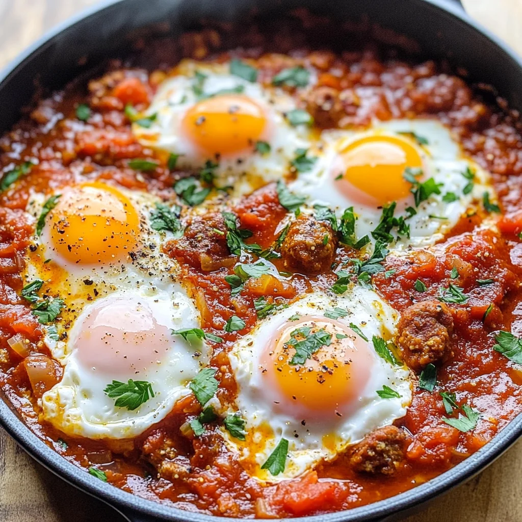 Shakshuka with Italian Sausage