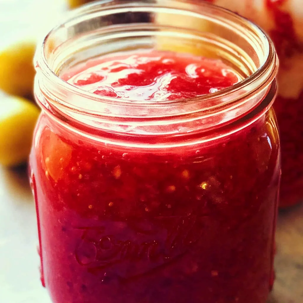 Strawberry Lemonade Concentrate for Canning