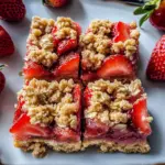 Strawberry Oatmeal Crumble Bars Recipe