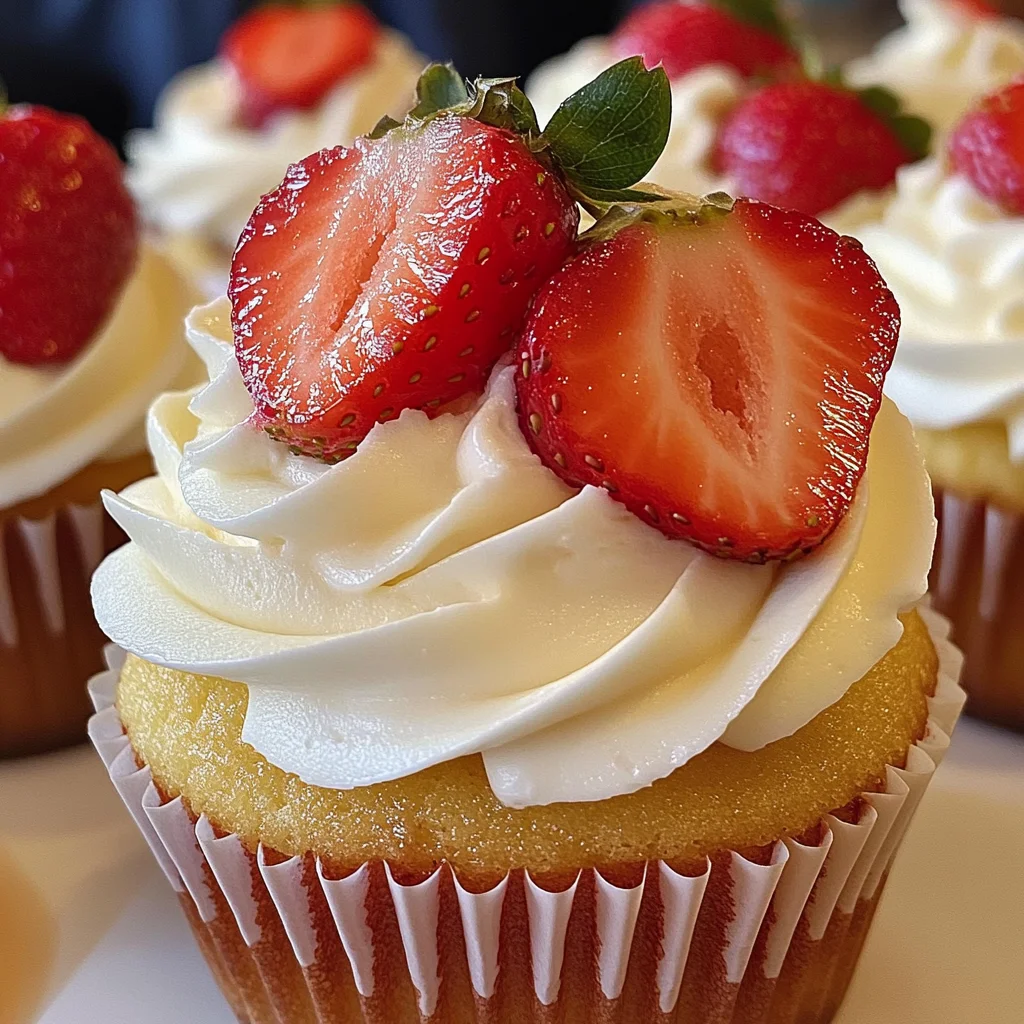 Strawberry Shortcake Cupcakes