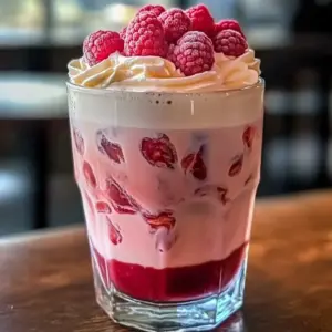 Vanilla Raspberry Iced Latte